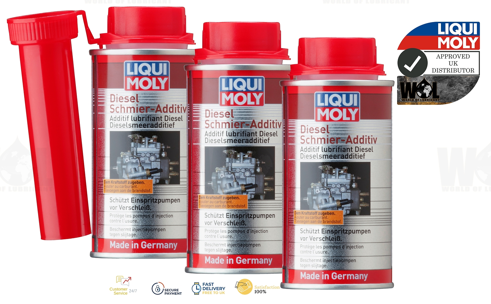 Liqui Moly Diesel System Wear Protect Lubricant Fuel Additive 150ml 5122 3 Unit eBay