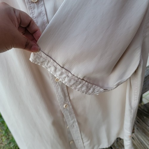 TRUE GRIT Men's Shirt XL Silk/Cotton EUC - Picture 5 of 8
