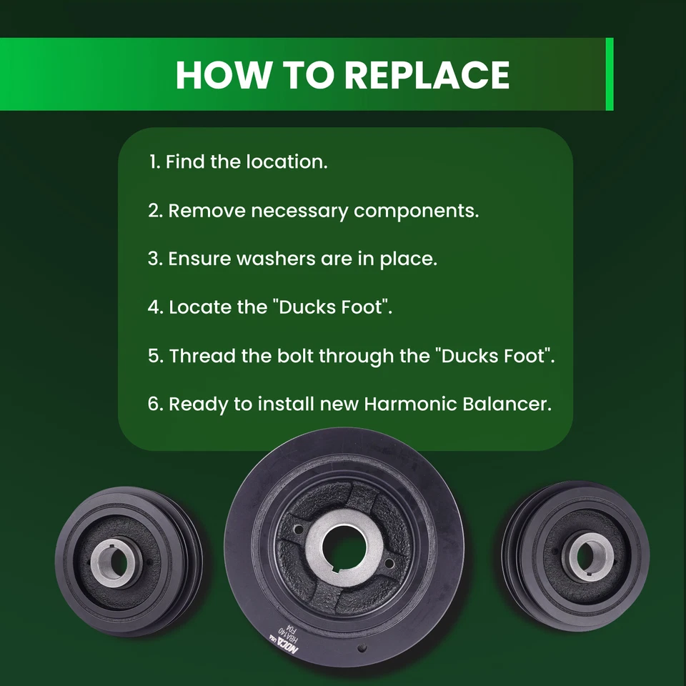 Cinturón serpentino equilibrador armónico apto para Lexus Toyota Avalon Camry Solara 3,0 L 3,3 L Foto 3 de 4