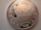 1-OZ.999 SILVER NEW 2023 BABYS 1ST CHRISTMAS CUTE PENGUIN  GIFT BOX COIN+GOLD
