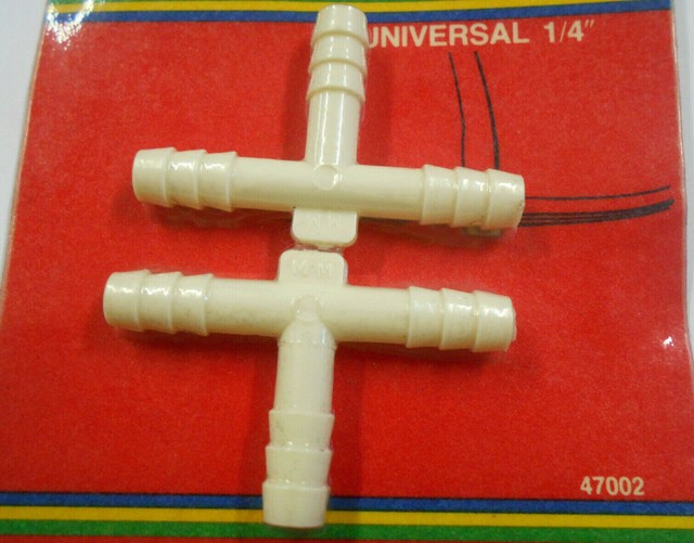 Dorman 47002 Universal 1/4'' Hose Tee Connector(s) Vacuum Hose Tee