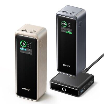 Anker Prime 3-Port Power Bank 27650mAh 250W USB-C Portable Charger withSmart App | eBay Anker Prime 3-Port Power Bank 27650mAh 250W USB-C Portable Charger withSmart App | eBay