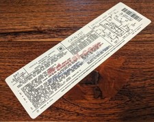 1983hursthooldsoldsmobiletune Upemissionlabeldecal