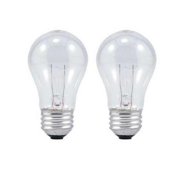 6 SYLVANIA Double Life Clear Ceiling Fan Bulbs 60 Watt A15 Vibration