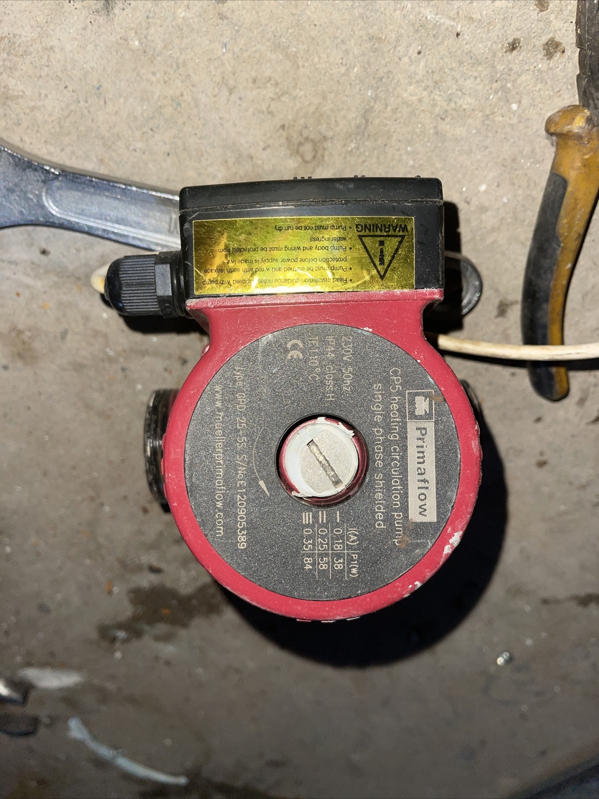 Primaflow Heating Circulation Pump Sin￼gle Phase Shielded GPD 25-55 Pump |  eBay