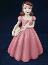 Vintage Holland Mold Pretty Girl in Long Dress ~4.5 Inches Tall- Made in USA #3