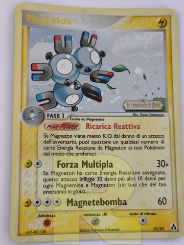 Magneton ® EX Leggenda di Mew 22/92 ® STAMP Holo Foil ® Pokemon ® Italiano ® EX - Picture 4 of 6