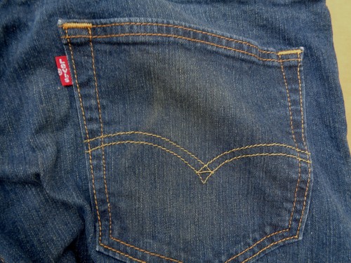 Levi's 559 mens 38 x 32 blue jeans, red tab, 98% cotton - Picture 8 of 10