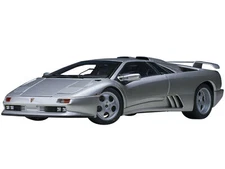 LAMBORGHINI DIABLO SE30 JOTA TITANIO SILVER MET. 1/18 MODEL CAR BY AUTOART 79143