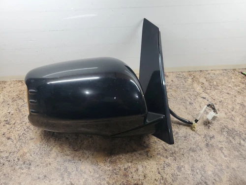 Passenger Side View Mirror Power US Market Gloss Black Fits 11-13 ODYSSEY