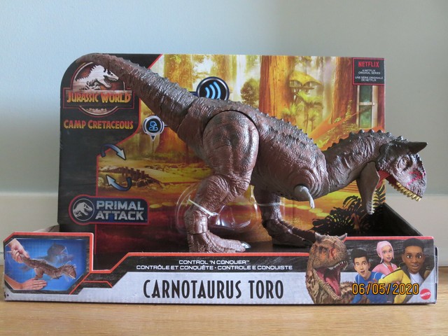 Mattel Jurassic World Camp Cretaceous Primal Attack - Carnotaurus Toro | eBay