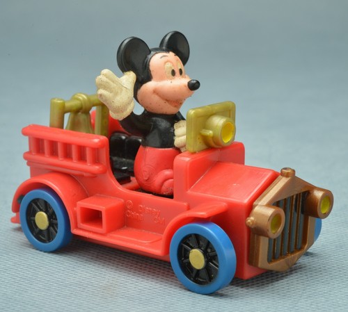Fast Food Happy Meal Toy, McDonald's 1993 Mickey on Fire Truck Set, Disney - Picture 2 of 5