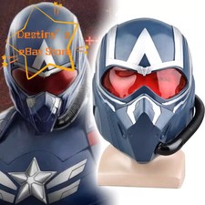 Casco Capitán América: Un Mundo Feliz Ojo de Halcón Capitán América Accesorios para Juegos con disfraces
