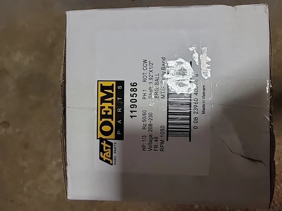 1190586 Soplador Motor Smartcomfort Carrier Reemplaza 1187346 Foto 4 de 4