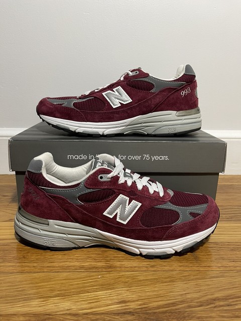 Size 8 - New Balance 993 Burgundy 2019 