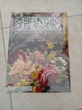 Iron Orchid Designs Floral Anthology Tranfer "4" 12x16 Sheets