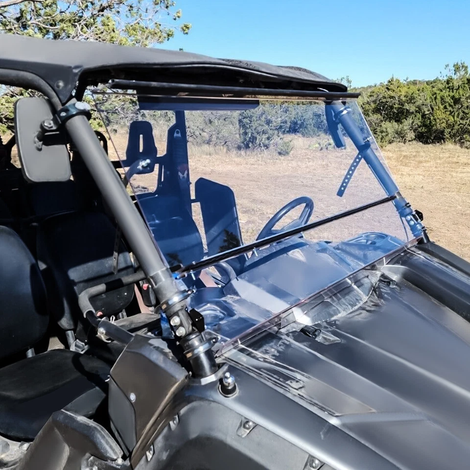 Parabrisas plegable para Yamaha Viking 700 2015-2022 Viking VI 2014-2021 Foto 4 de 4