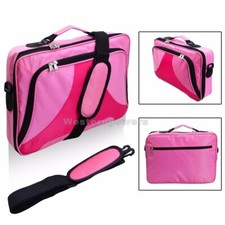 10.1" 11.6" 12.5" 13.3" 14" Laptop Notebook Carrying Briefcase Bag Case Pink NEW