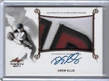 2017 Leaf Trinity DREW ELLIS Letter Patch Bronze Prismatic Auto RC DIAMONDBACKS