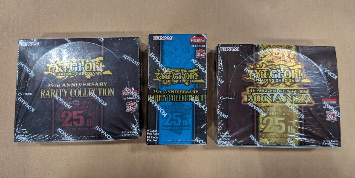 Yu-Gi-Oh! 25th Anniversary Rarity Collection 1 + 2 + Quarter