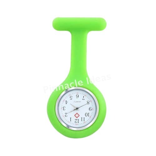 Battery Silicone Nurse Watch Brooch Medical Pendant Nursing Tunic Pocket Clip - Picture 17 of 19