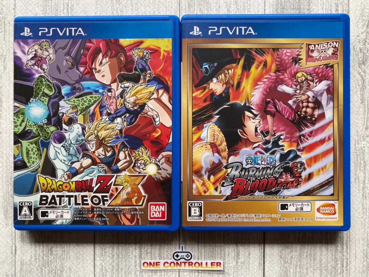 SONY PS Vita Dragon Ball Z Battle Of Z & One Piece Burning SONY PS Vita Dragon Ball Z Battle Of Z & One Piece Burning