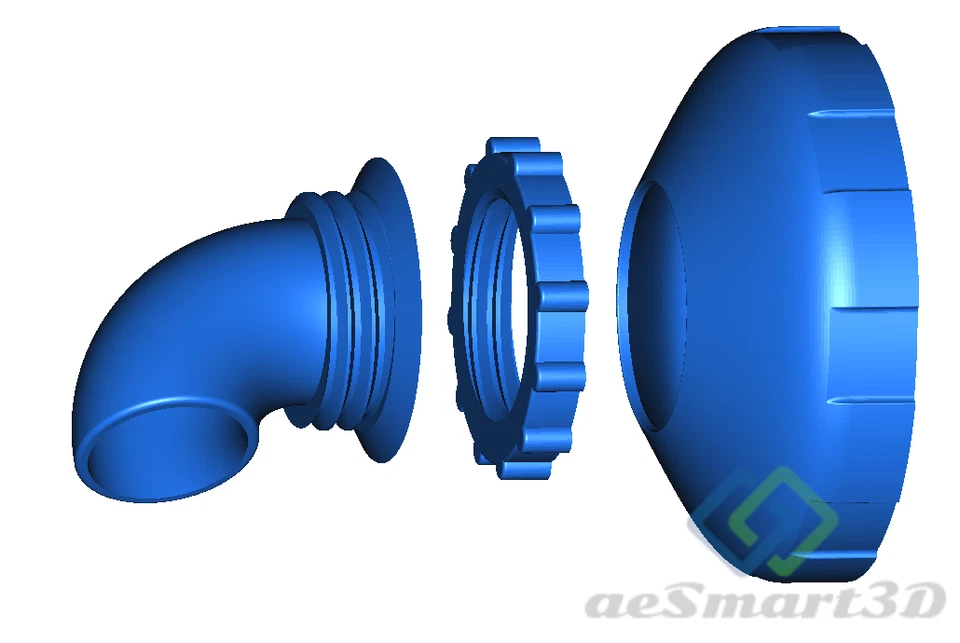 Pool Einlaufdüse 360° drehbar passend für Intex Bestway Pool Düse Zubehör Ø32/38 - Bild 4 von 4