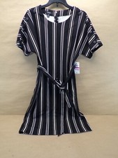 ALFANI NEW EARTH STYLE 100086012PT DRESS  VARY STRIPE size PP