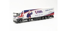 Herpa 314992 - 1/87 MB Actros Streamspace 2.5 Remorque Réfrigérée "Transalbert"