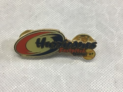 HURRICANES HAWAII 2007 fastpitch softball hat lapel pin - Picture 2 of 7