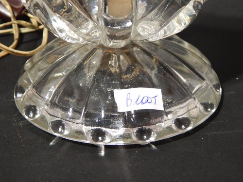 ANTICA ORIGINALE ART DECO LAMPADA ABAT JOUR VETRO SOFFIATO MURANO STILE BAROVIER - Picture 7 of 7