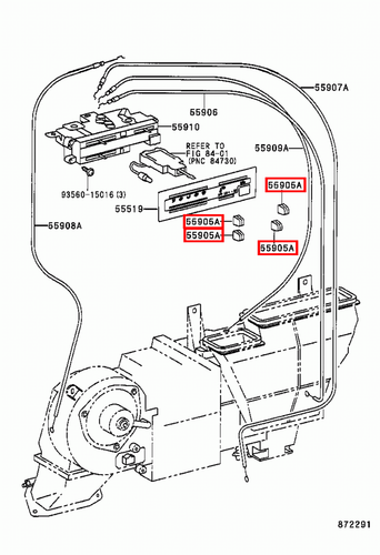 Genuine Hilux LN109 LN108 LN107 LN106 Dash Heater Fan Control Switch Knob x2 - Picture 13 of 20
