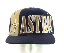 Vtg 90’s Houston Astros Spell Out Snapback Tri-power Starter Hat MLB Baseball