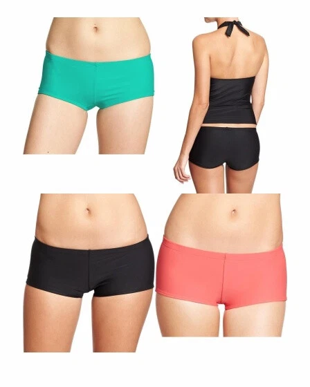 NWT Old Navy Women Boy-Short Swim Bottoms Swimwear Boyshort Boy Shorts  U-PICK