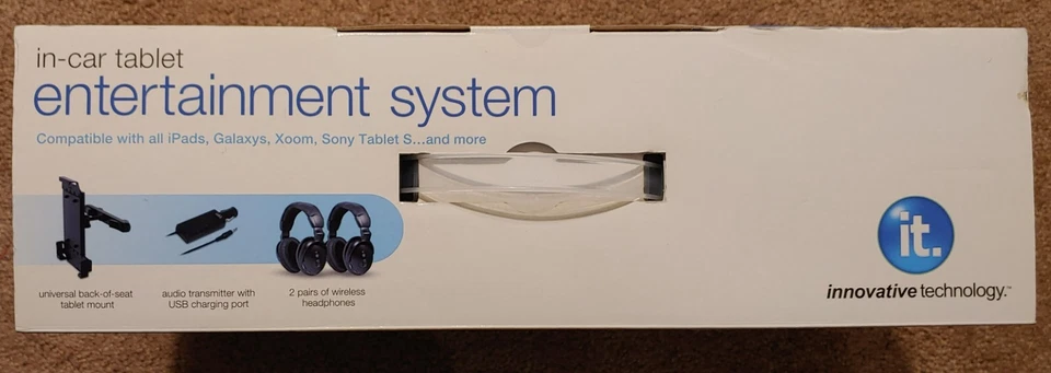 NEW IN BOX NRFB: Innovative Technology In-Car Tablet Entertainment System (READ) - Image 3 of 4