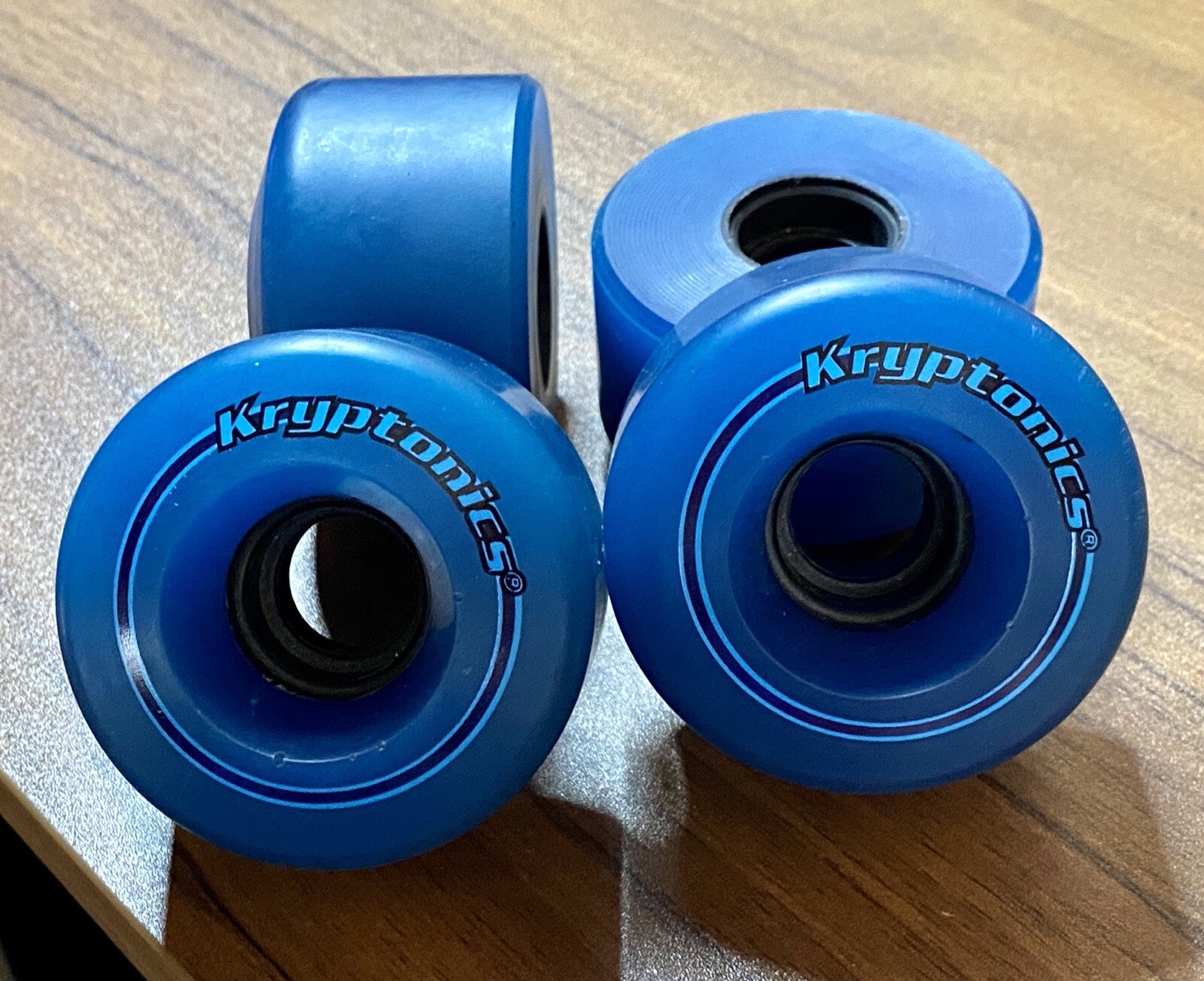 Vintage Kryptonics Skateboard Wheels Blue eBay