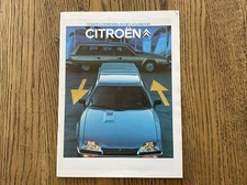 1982 CITROEN CX PALLAS PRESTIGE LIMOUSINE GTI MEHARI 2CV6 SPAIN BROCHURE