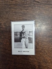 1978 TCC Billy Bruton Milwaukee Braves oddball