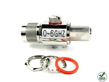 RF Coaxial Surge Protector Lightning Arrestor 6GHz N Male to N Female 230V