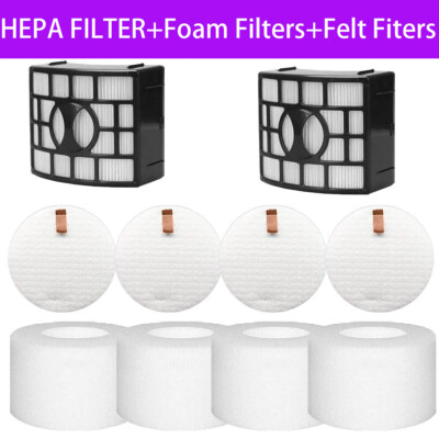 Shark UV700 Filter Kit: 1 HEPA + 2 Foam & 2 Felt - Replaces XFF600, XHF600