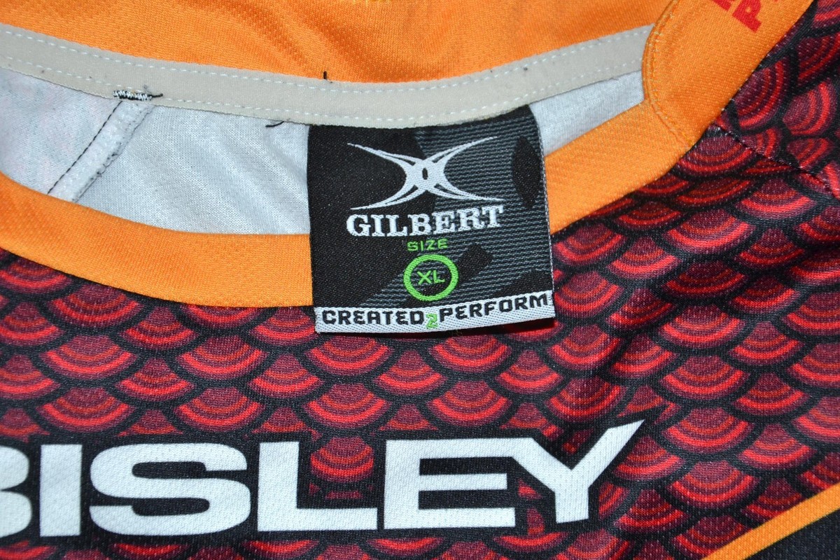 NEWPORT GWENT DRAGONS RUGBY UNION SHIRT GILBERT XL | eBay
