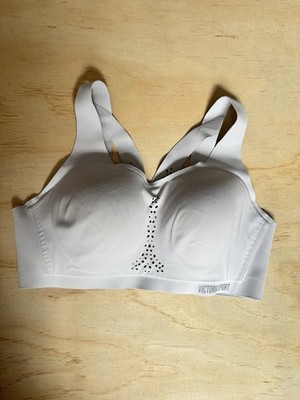 Victoria Secret Angel Max Women s 36C Sport Bra Light Padding Off White