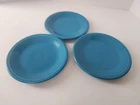 3...7 1/4 Inch 7.25" HLC Salad Plate Fiesta Ware Turquoise
