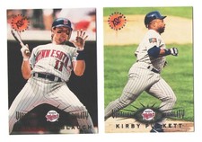 1995 Stadium Club Virtual Reality - MINNESOTA TWINS Team Set