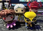 Lot Of 4 Marvel Funko Pops Loose, Wolverine, Gambit, Rogue & Galactus