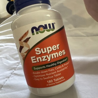 NOW Foods Super Enzymes 180 Caps Exp 01/2027