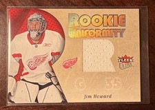2005-06 Fleer Ultra Jimmy Howard Rookie Uniformity #RU-JH Detroit Red Wings