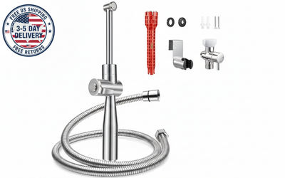 #ad Handheld Bidet Sprayer for Toilet Adjustable Flush Angle amp; Water Pressure fo... $62.05