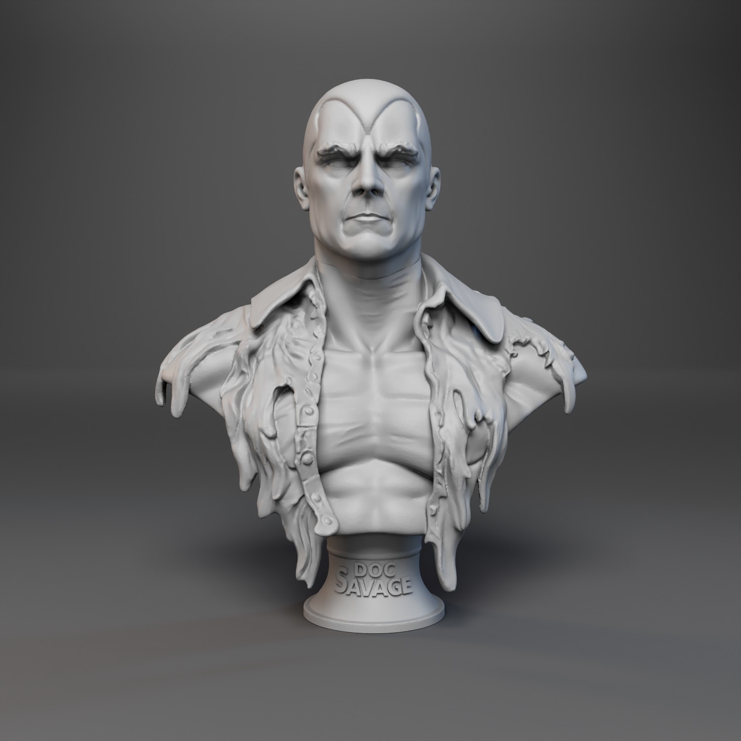 Doc Savage 3D Printed 8inch Bust