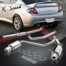 4dual Muffler Tipsilencer Catback Exhaust System For 07-08 Tiburon Fl2 2.7l 4dual Muffler Tipsilencer Catback Exhaust System For 07-08 Tiburon Fl2 2.7l